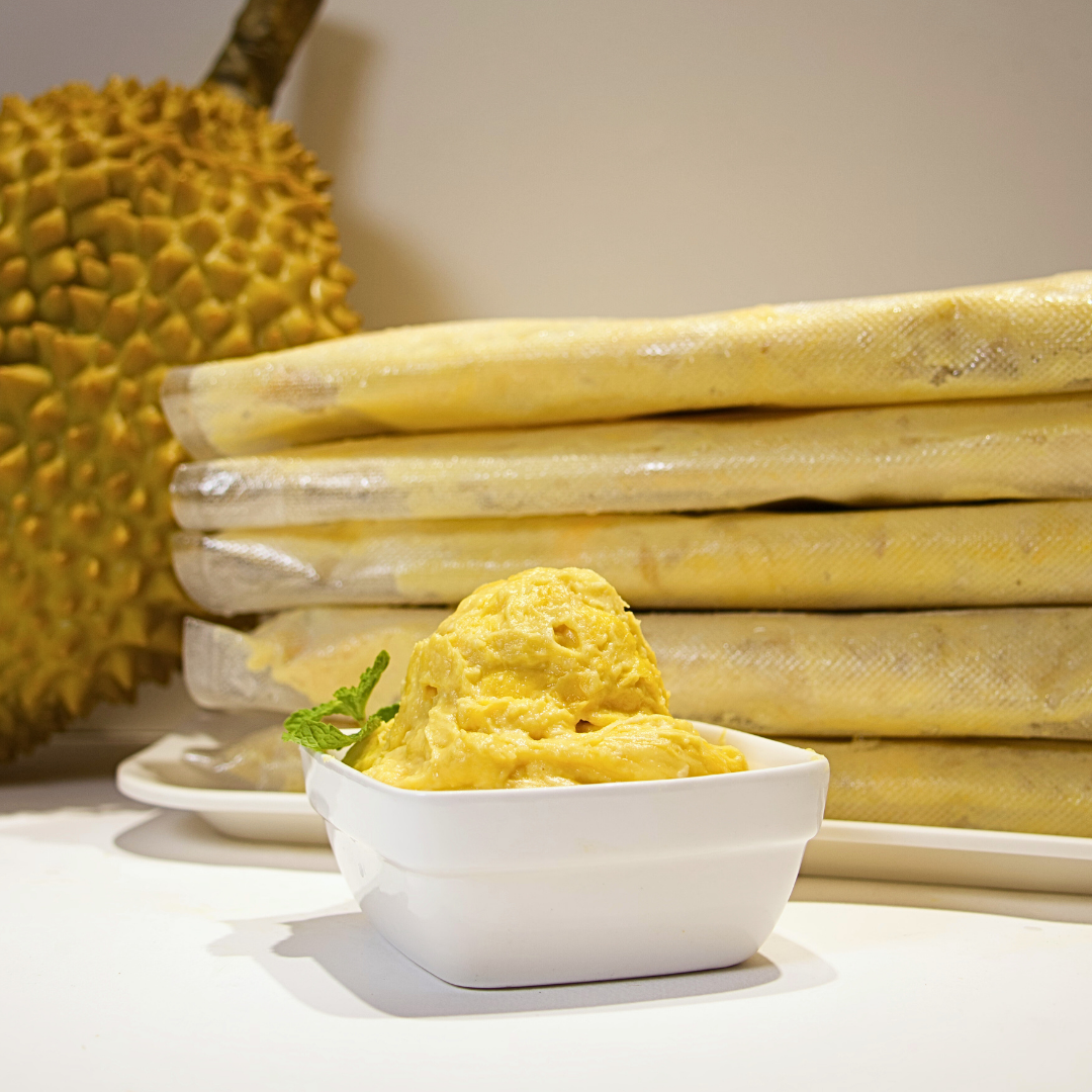 [Same Day Delivery] Frozen D197 100% MSW Puree old tree fresh durians natural