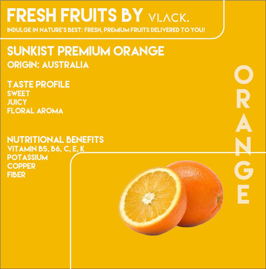 Sunkist Premium Sweet Navel Orange 3Pcs