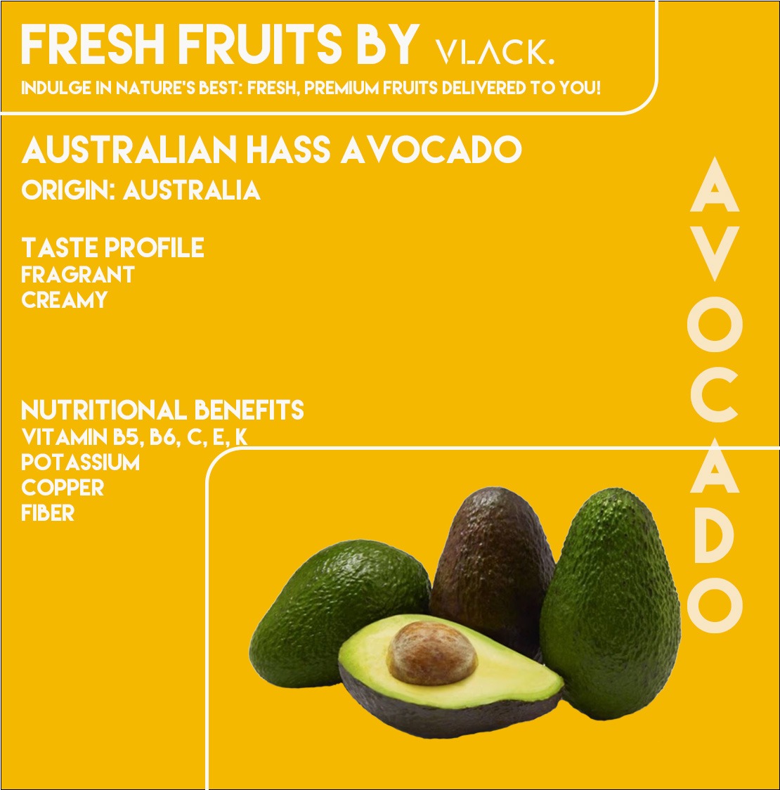 Australia Hass Avocado 3 Pcs