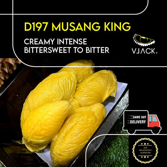 (Pre-Order)(3 x Boxes) Old Tree Musang King Blackgold 400G (De-Husked)