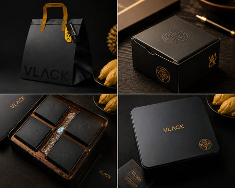 VLACK Premium MSW Snowskin Mooncake Musang King Durian(4 Pieces)