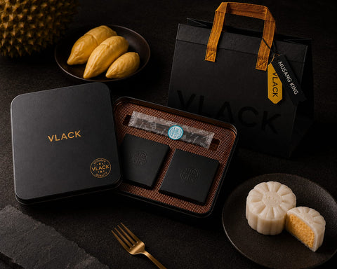 VLACK Premium MSW Snowskin Mooncake Musang King Durian (2 Pieces)