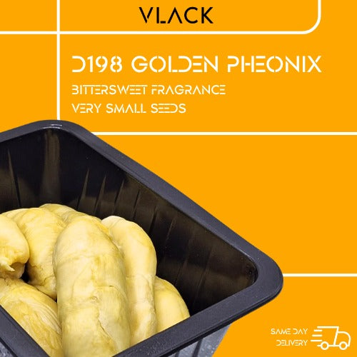 [Same Day Delivery] D198 Golden Pheonix Johor (3 x boxes) (450g per box) Old Tree fresh durian natural