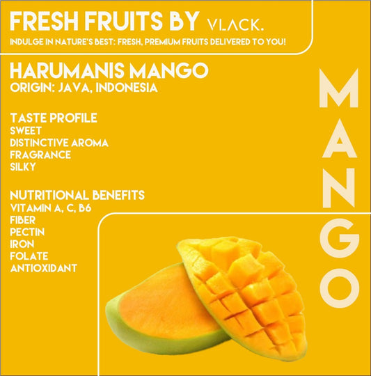 HARUMANIS MANGO - 2 PCS (340-400G/PC) FRESH NATURAL FRUIT