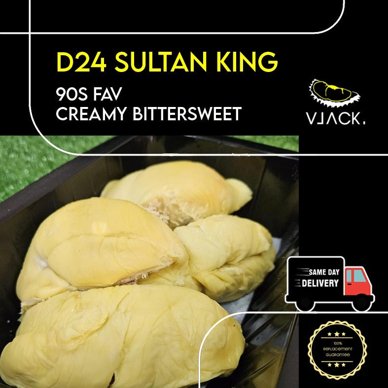 [Same Day Delivery] D24 Sultan King (3 x Boxes) old tree fresh durian natural